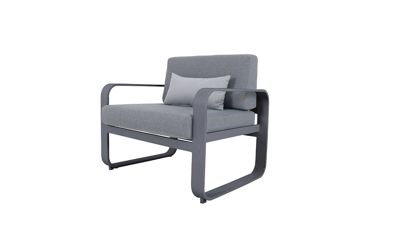 Fauteuil de jardin moderne Widero gris | MWH®