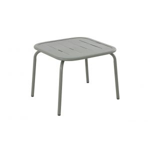 Petite table basse de jardin aluminium Kleo vert