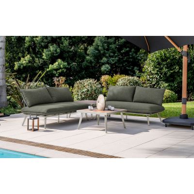 Salon de jardin modulable Antao 4 places vert | Creador®