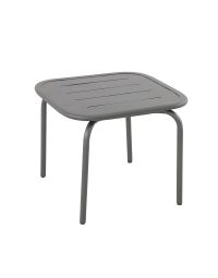 Petite table basse de jardin aluminium Kleo gris | MWH®