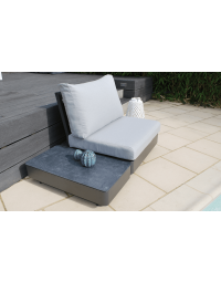 Fauteuil de jardin aluminium Anderno | Royal Garden®