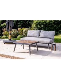 Salon de jardin modulable Antao 2 places gris | Creador®