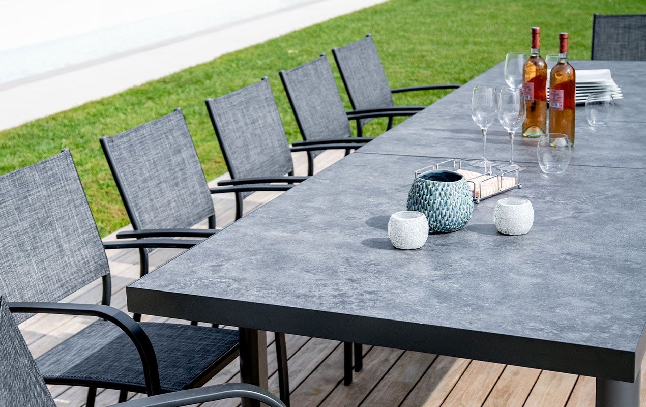 Table de jardin extensible Ottawa CR 12 places | Creador®