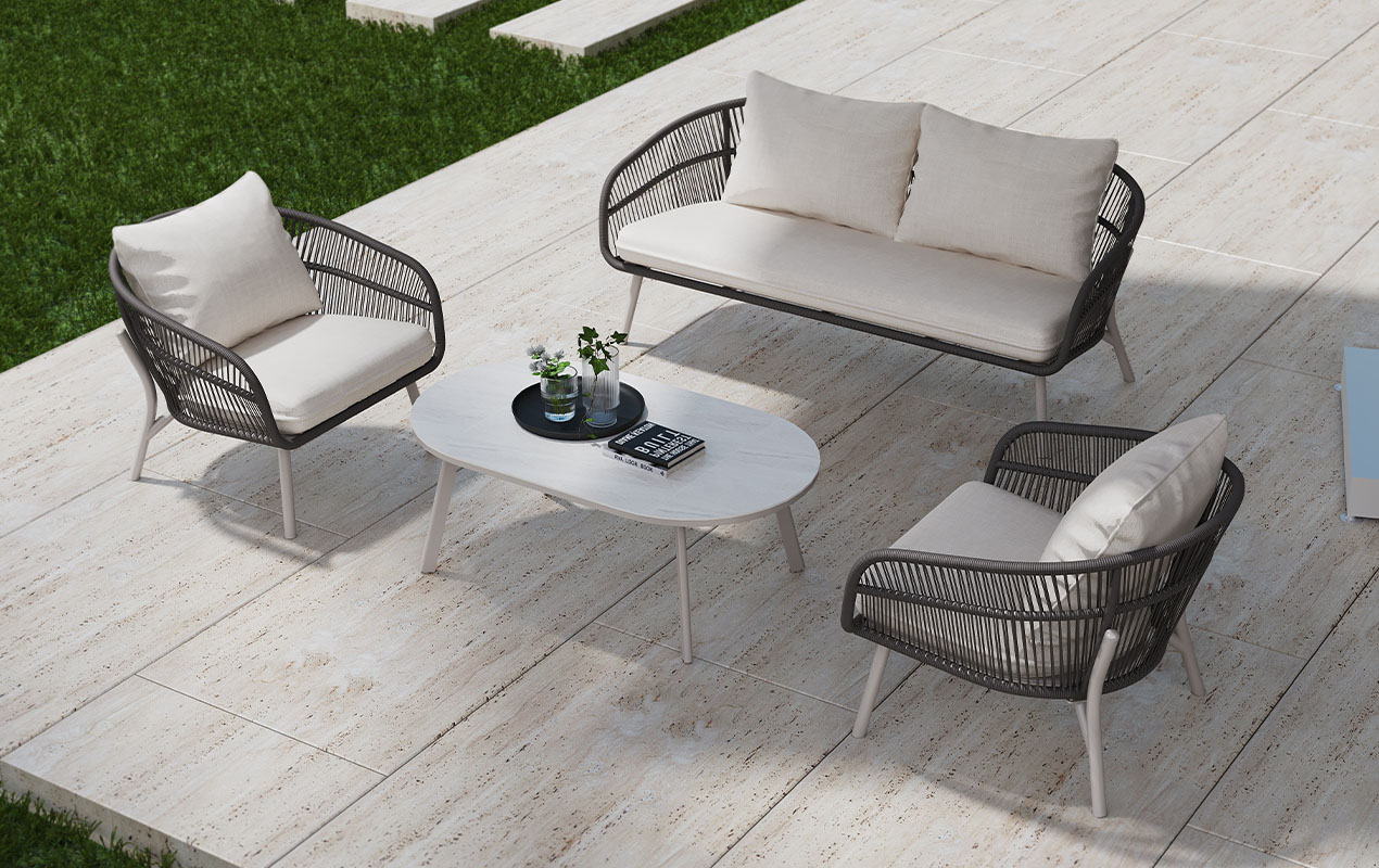 Salon de jardin Liro 4 places | Creador®